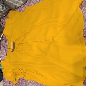 Blouse,  yellow, 3x